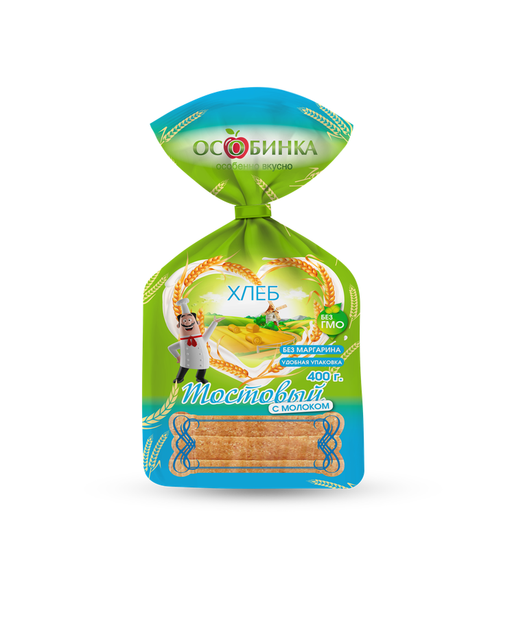 Хлеб тостовый с молоком